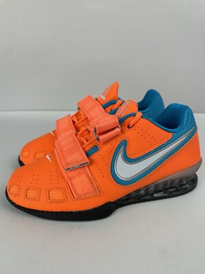 Nike Romaleos 2 Orange Size 4.5 Weightlifting Shoes 476927-814
