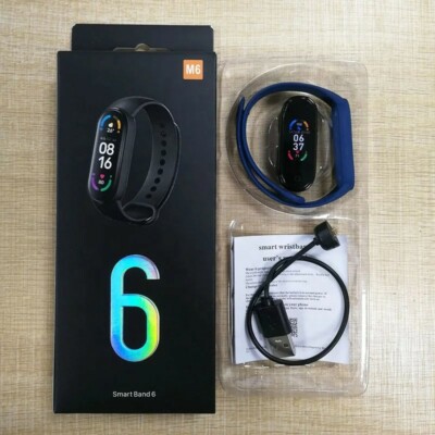 2021 New Band M6 Smart Watch Bracelet Blood Pressure Heart Rate Calorie Burned 
