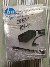 HP - 90W Smart AC Adapter for Select HP Laptops - Black