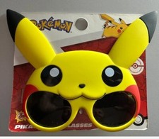 Pokemon Pikachu Sun-Staches Sunglasses One Size Fits Most - Great Condition 