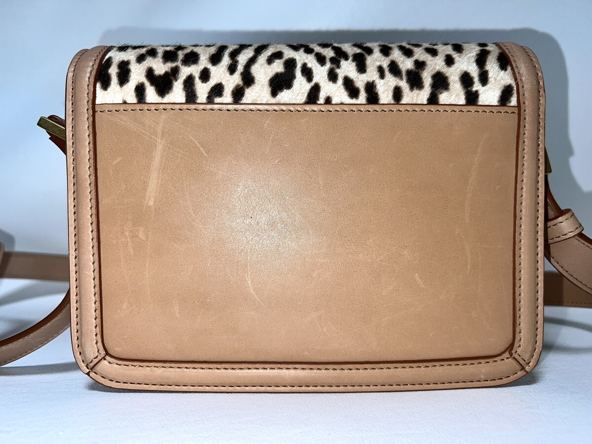YSL SAINT LAURENT SOLFERINO SMALL LEOPARD PRINT CALF HAIR YSL SAINT LAURENT SOLFERINO SMALL LEOPARD PRINT CALF HAIR