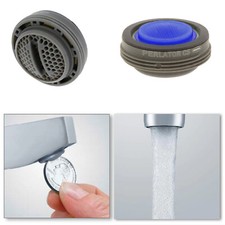 Neoperl Slim Air Coin Slot Aerator 1.0 gpm Hidden Faucet Aerated Low Flow