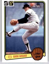2017 Donruss 1983 Retro Variation Rich Gossage Insert Goose Parallel Yankees #48