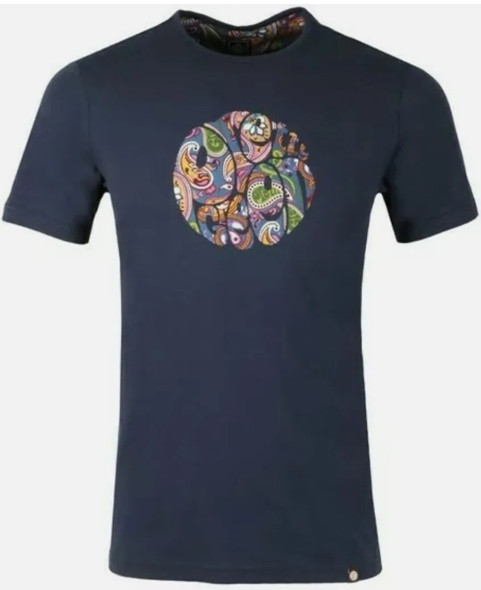 BNWT Pretty Green Thornley T-Shirt Paisley Logo *DIFF COLOURS SIZES*