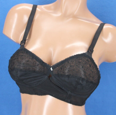 Penneys 1546 VTG Adonna Wireless Unlined Full Coverage Bra Size 32B #E9610