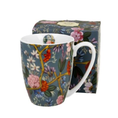 Henkelbecher Kaffeetasse Motiv Duo Porzellan William Kilburn Blue 380ml