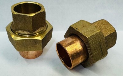 Nibco U733  Nom CXC Bronze Union 3/4''   LOT OF 2 NEW 
