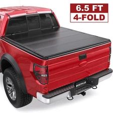 4-Fold 6.5FT FRP Hard Truck Bed Tonneau Cover For 2004-2014 F150 2006-14 Mark LT