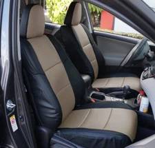 For Toyota Corolla 2014-2019 LE IGGEE Custom Exact Fit 2 Front seat covers