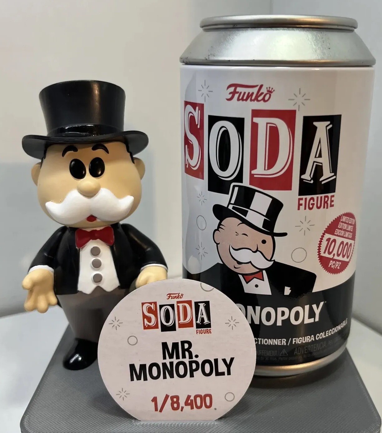 Funko Soda Mr Monopoly Limited Edition Figure Vaulted Common Uncle Penny bags