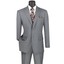 Executive 2 Pcs Suit Notch Lapel Flat Front Pants with 2″ adjustable waist band F-2C900 – Vinci Suits