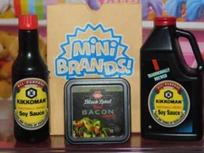 Toy Mini Brands Shopping Bag Soy Sauce Lot fits Fisher Price Loving Family Dolls