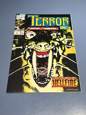 Terror Inc. #2 *HIGH GRADE* Marvel Comic Book 1992 -  AND THE BIRTH OF HELLFIRE
