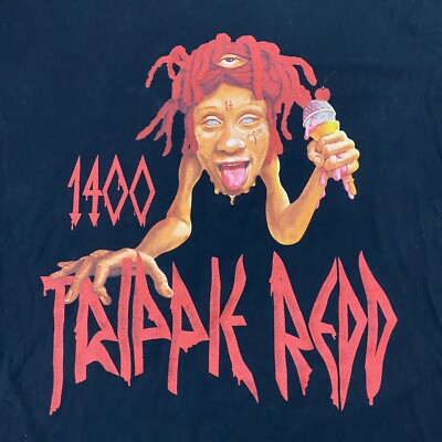 TRIPPIE REDD CONCERT SHIRT ADULT XL BLACK LONG SLEEVE 1400 LIFES A