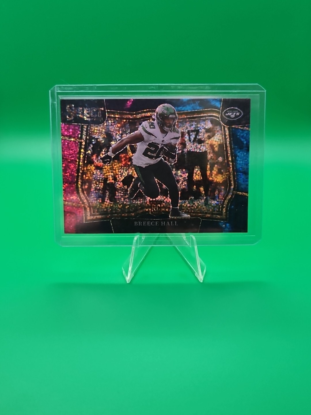 2022 Panini Select #414 Breece Hall Cosmic Prizm ROOKIE Field Level
