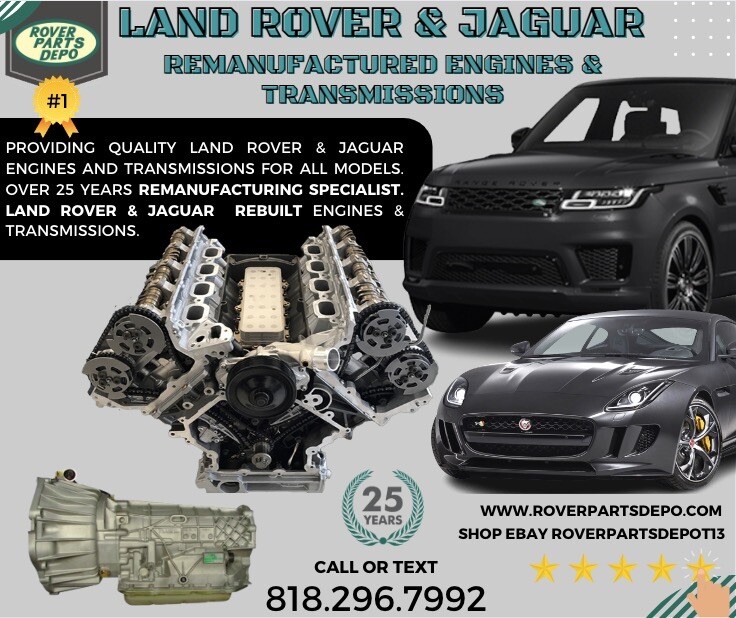 Jaguar F type XJ XF XE 3.0 Supercharged Engine Motor Full