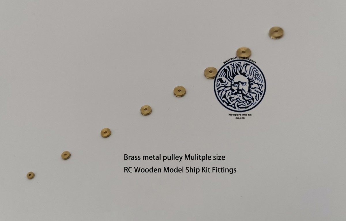 Professonal Top-level Walnut Brass Pulley Wooden Model Shp Fttngs