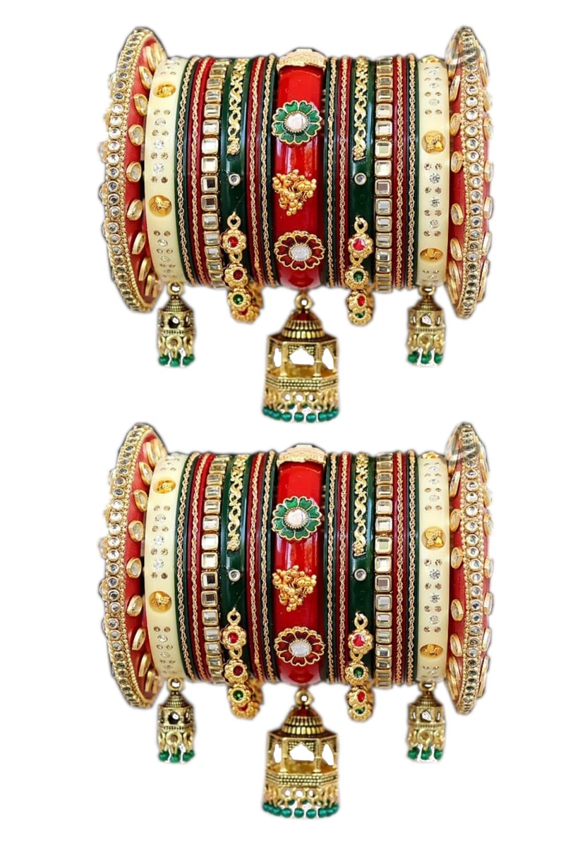 Metal bangles with hangings deals