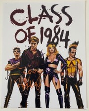 Tom Holland Signed Autographed 11x14 Photo Class of 1984 Horror Writer COA