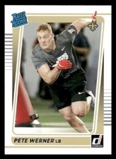 2021 Donruss #322 Pete Werner Rookie New Orleans Saints