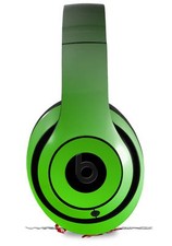 Skin for Beats Studio 2 3 Smooth Fades Green Black HEADPHONES NOT INCLUDED