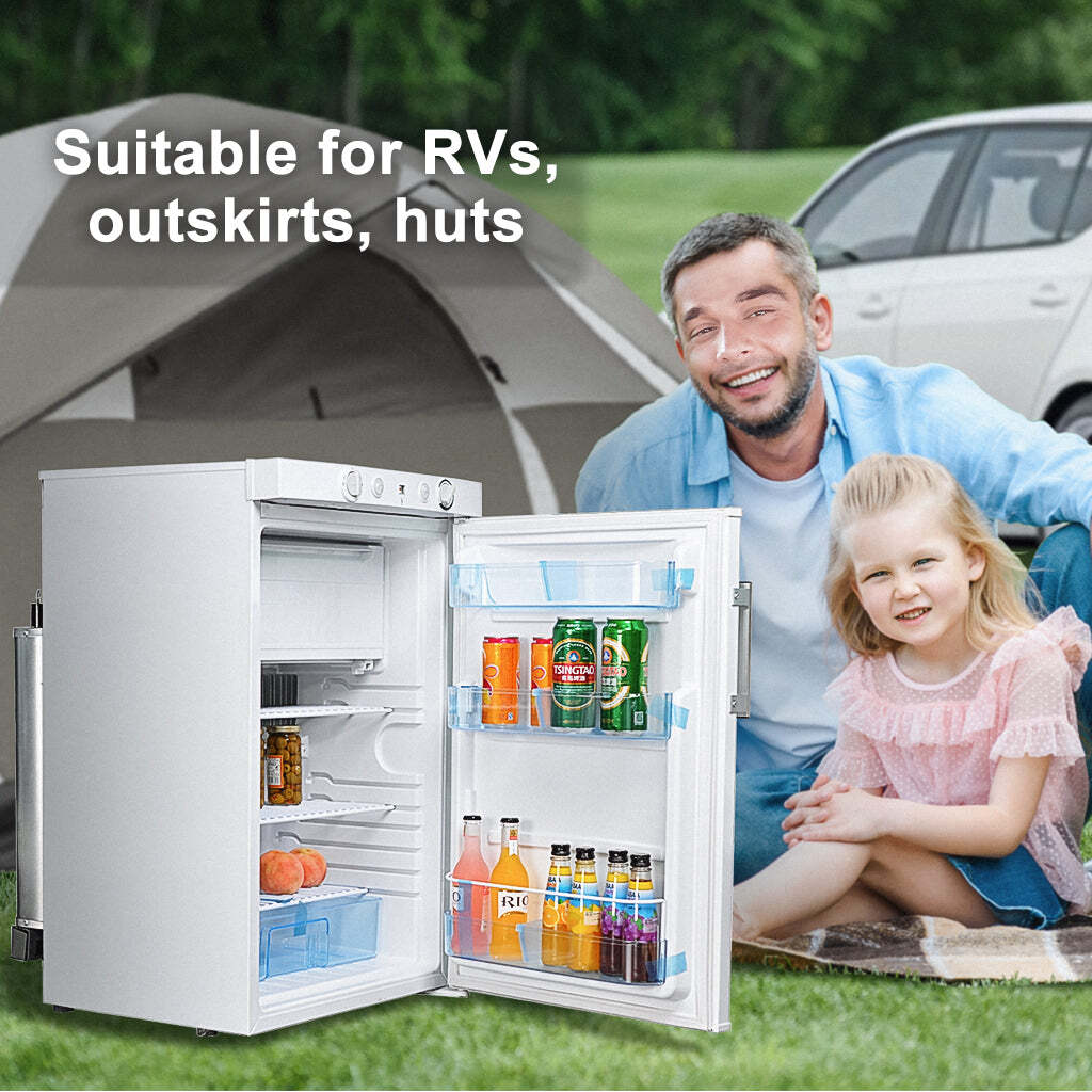 Smad 100L 3 Way 12V 240V Gas Absorption Camper Fridge Motorhome RV ...