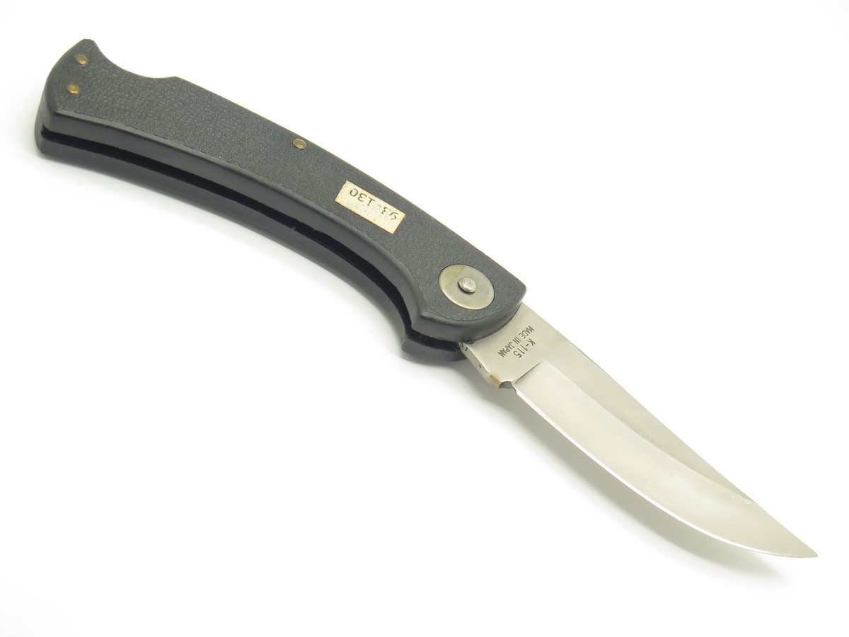 Vintage 1980s Parker Imai Seki Japan K115-B Black 4.75