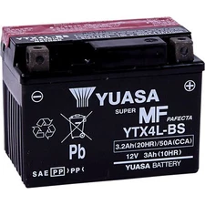 Yuasa Battery YTX4L-BS Maintenance Free YUAM62X4B