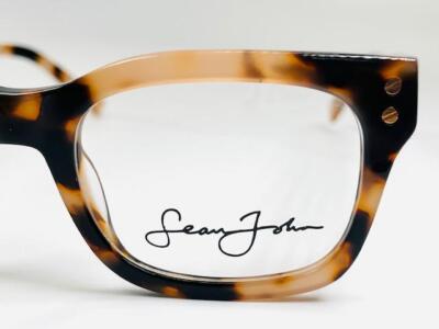 New SEAN JOHN SJLO 6025E 239 Peach Tortoise Eyeglasses 51/20/145 New SEAN JOHN SJLO 6025E 239 Peach Tortoise Eyeglasses 51/20  main image 2