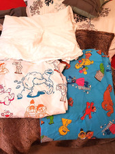 Sesame Street Sheet Set Flat Fitted Sheets Mattress Cover Size Twin 2013