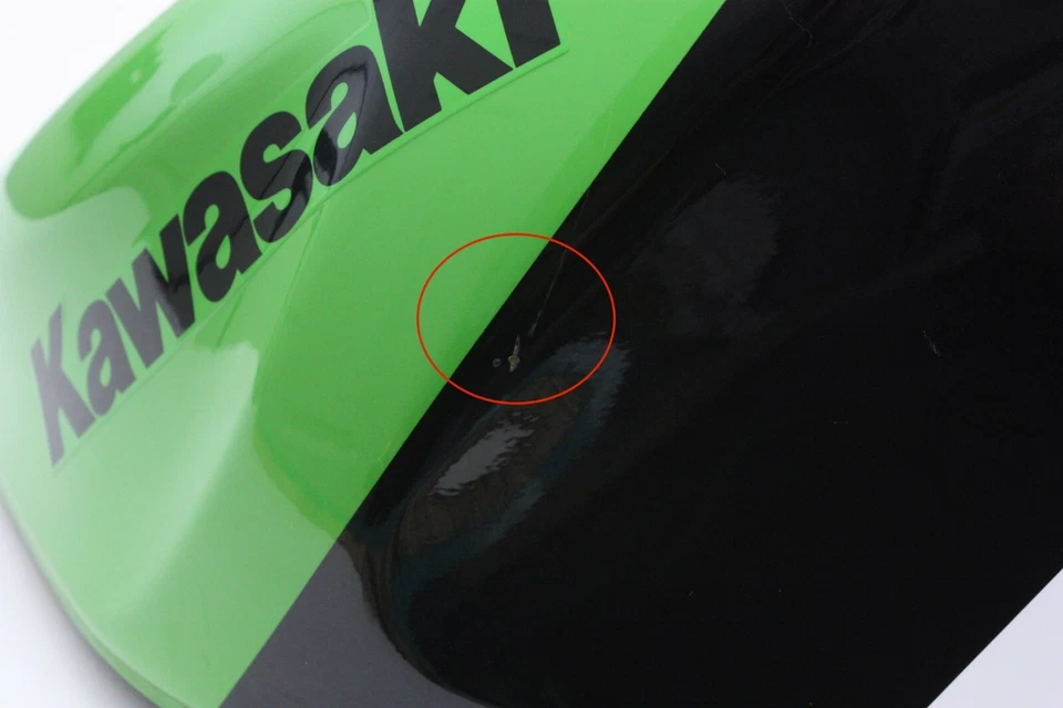 Kawasaki ZX-6R 2001 tanque de combustible de gasolina - verde/negro - bonita pintura - Ninja 600 Foto 3 de 4
