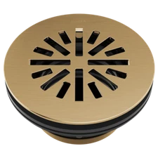Delta Universal 4 in. Round Shower Drain Champagne Bronze-Certified Refurbished