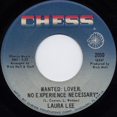 Laura Lee - Wanted: Lover, No Experience Necessary / Up Tight, Good Man, 7'', (Vi