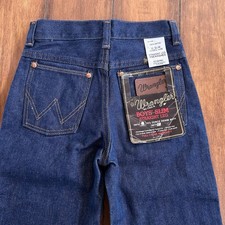 VTG Wrangler Boy's Slim Straight Cut Denim Jeans Size 11 Cowboy 401BPWS NWT