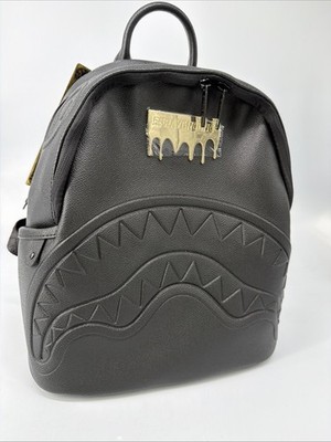 sprayground backpack Mini B9038 Blk Leather $100.00 12x10x5 Inches