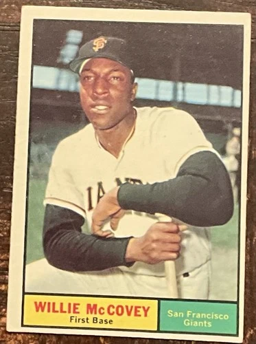 1961 TOPPS #517 WILLIE MCCOVEY OF THE SAN FRANCISCO GIANTS NM CONDITION