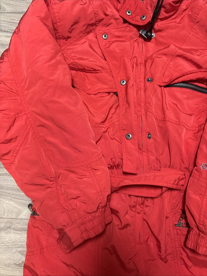 Traje de esquí Fila Ski Team Italia | Vintage Retro Invierno Ropa deportiva Traje de nieve Rojo 12 Foto 4 de 4