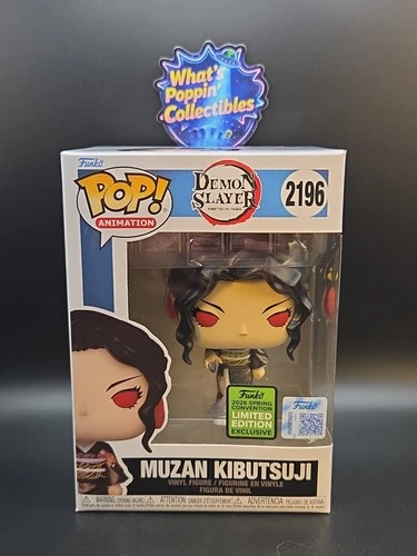 Funko Pop! Demon Slayer: Muzan Kibutsuji (Metallic) Exclusive #2196 W/ Protector