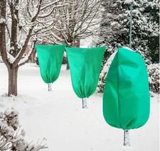 Frost Protection for Plants,3 Pack of Drawstring Plant Covers (31.5" x 47.3" Inc