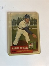 1953 Topps - Marion Fricano #199 Philadelphia Athletics ROOKIE CARD (VG). rookie card picture