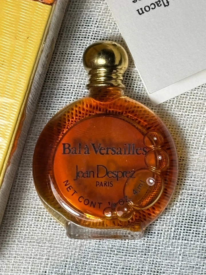 Vintage Jean Desprez 'Bal a Versailles' miniature perfume bottle in box - Image 3 of 4