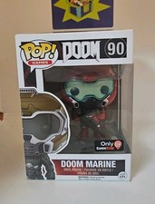 doom marine gamestop exclusive Red doom funko pop 90