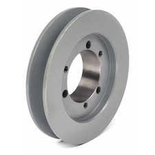 1/2 In To 1-5/8 In Quick Detachable Bushed Bore 1 Groove V-Belt Pulley 5 In Od,