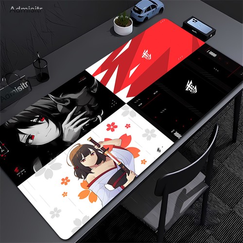 Anime Mask Girl Mouse Pad YUki Aim Gaming Speed Mouse Mat Game Premium Mousepad - Afbeelding 82 van 181