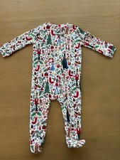 Pottery Barn Kids Rifle Paper Co. Nutcracker Christmas Baby Pajamas 6-9 M NEW