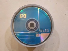 HP 20pk 52x 700 MB / 80 Mins CD-R-20 Pk Spindle Blank CDs New Sealed Genuine