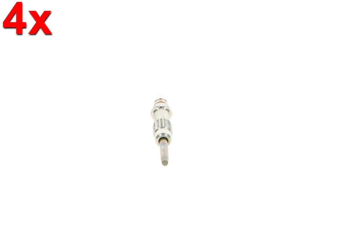 BOSCH 4x Glow Plugs For MERCEDES MULTICAR Ux100 PUCH G-Modell 95-10 0250202140