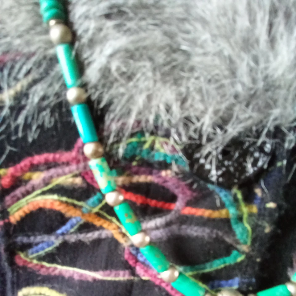 Indian silver and Turquoise necklace No35 - Image 4 of 4