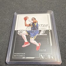 Panini Noir Icon Edition Donovan Mitchell #132 /99 Utah Jazz Serial Numbered