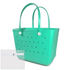 X Large Rubber Beach Tote Bag, Beach Bags Waterproof Sandproof Tote Bag Outdo...